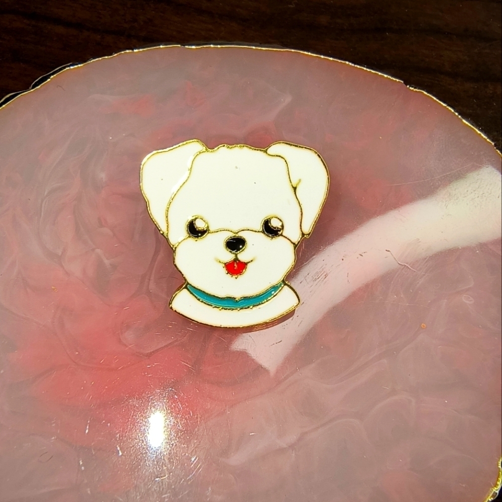 Cute Dog Enamel Pin